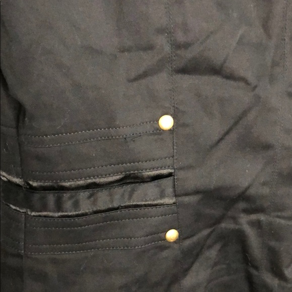 Seduction black blazer with gold buckle - Picture 6 of 8